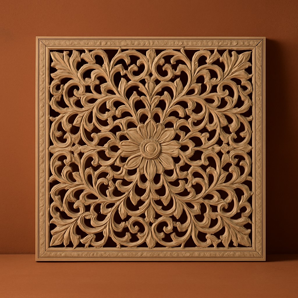 Floral Wooden Wall Art