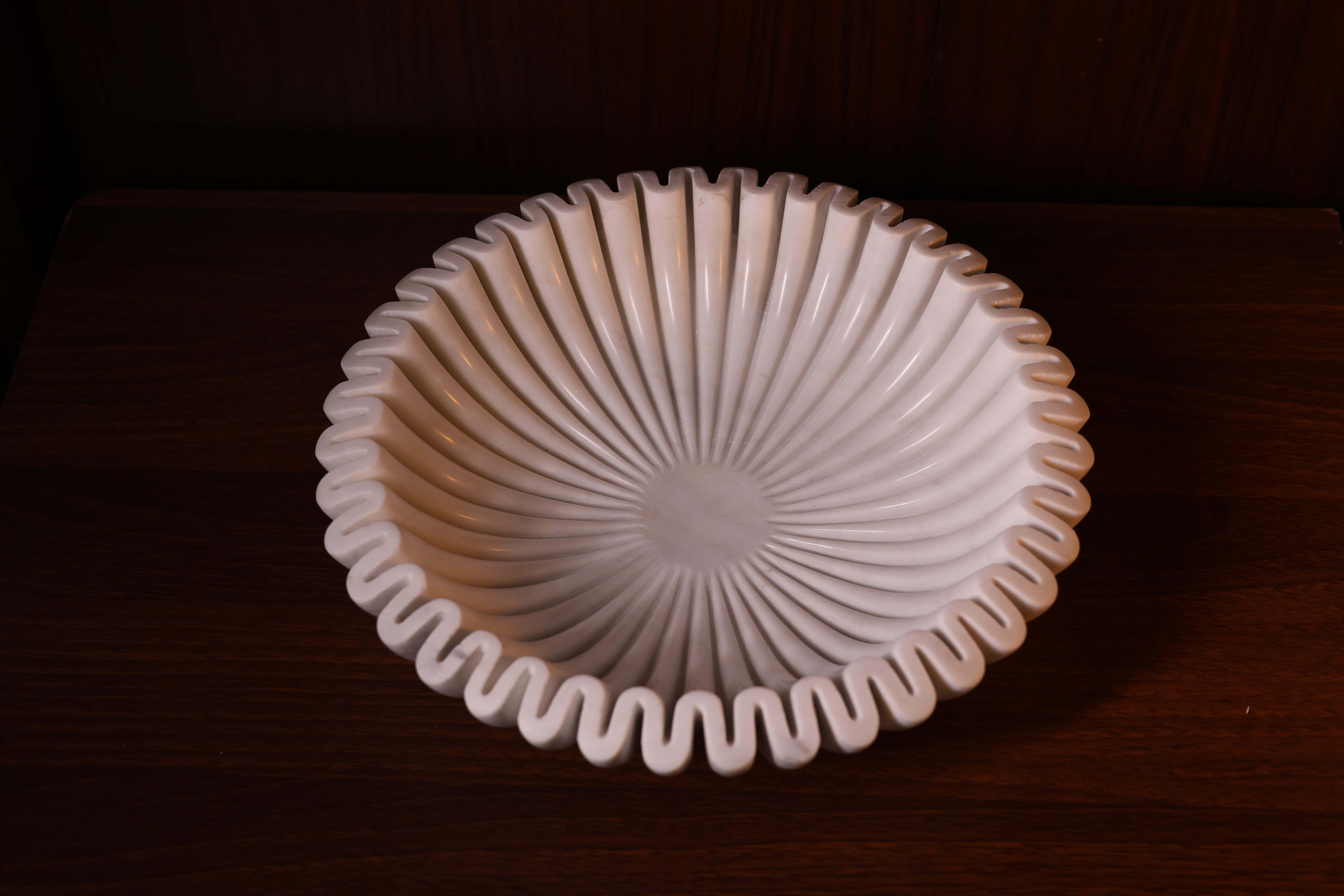 Sunburst Ribbed Bowl